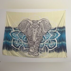 Elephant tapestry wall hanging
